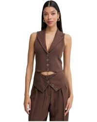 SIMONA CORSELLINI - Vests - Lyst