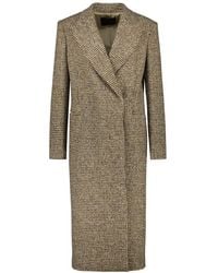 Dondup - Jassen ,Veelkleurig ,Leer Single-Breasted Coat - Lyst