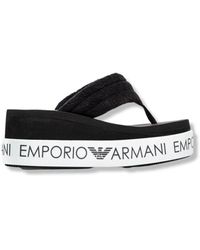 Emporio Armani - Shoes > flip flops & sliders > flip flops - Lyst