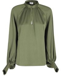 Filippa K - Blouse Met Opstaande Kraag - Lyst