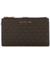 Michael Kors - Jet Set Double Zip Wristlet - Lyst
