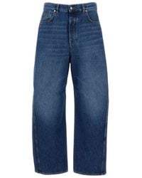 Givenchy - 5-Pocket Wide-Leg Jeans - Lyst