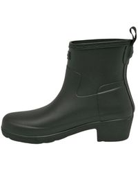 HUNTER - Original Refined Low Heel Ankle Boot - Lyst