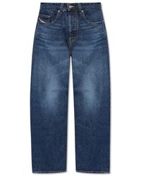 DIESEL - Wide Jeans - Lyst