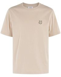 Maison Kitsuné - Mutiger Fuchs Patch T-Shirt - Lyst