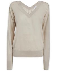 Calvin Klein - V-Neck Knitwear - Lyst
