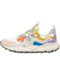 Flower Mountain - Sneakers in suede e tessuto tecnico yamano 3 woman - Lyst