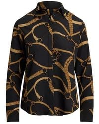 Ralph Lauren - Overhemden ,Zwart ,Blouse - Lyst