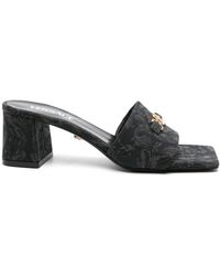 Versace - Schwarze sandalen für frauen - Lyst