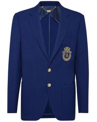 Billionaire - Cotton Blazer Crest - Lyst
