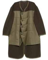 Comme des Garçons - Jassen ,Groen ,Katoen Gedeconstrueerde Jas - Lyst
