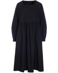 Bitte Kai Rand - Kleedjes ,Zwart ,Katoen Raglan Sleeve Midi Jurk - Lyst