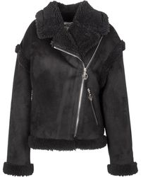Moschino - Ecomontone Jas Met Vredessymbool Rits - Lyst