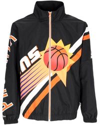 Mitchell & Ness - Fitness ,Zwart ,Polyester Nba Phoenix Suns Windbreaker Jas - Lyst
