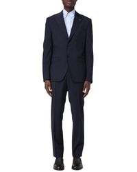 Manuel Ritz - Klassischer Blauer Slim Fit Anzug - Lyst