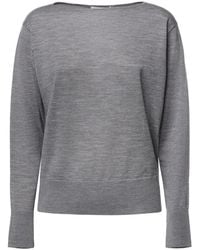 Max Mara - Truien & Vesten ,Grijs ,Round-Neck Truien - Lyst