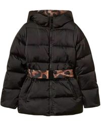 Twinset - Pufferjack Met Omkeerbare Riem - Lyst