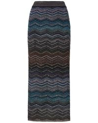 Missoni - Rokken ,Veelkleurig ,Pailletten Midi Rok - Lyst