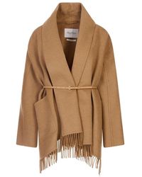 Max Mara - Jassen ,Bruin ,Wol Abilita Korte Jas - Lyst