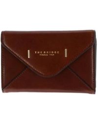 The Bridge - Accessoires ,Bruin ,Leer Frida Medium Portemonnee - Lyst