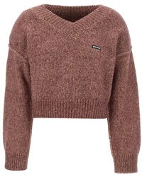 ROTATE BIRGER CHRISTENSEN - V-Neck Knitwear - Lyst