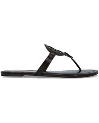 Tory Burch - Schoenen ,Bruin ,Leer Flip-Flops Miller - Lyst