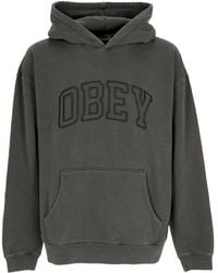 Obey - Schweres pigment collegiate hoodie - Lyst