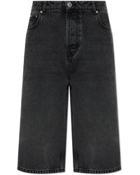 Ami Paris - Denim Shorts - Lyst