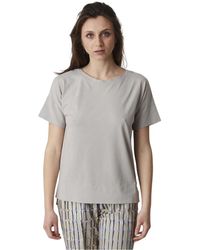 Alpha Studio - Damen Rundhals Jersey Top - Lyst