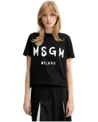 MSGM - T-Shirts - Lyst