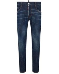 DSquared² - Jeans ,Blauw ,Katoen Skater Jean - Lyst