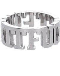Huf - Herren Silber Edelstahl Grafik Ring - Lyst