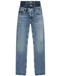 Agolde - Jeans ,Blauw ,Katoen Elson Jeans - Lyst