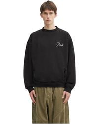 Rhude - Hoodies & Sweatvesten ,Zwart ,Katoen Classique Sweatshirt - Lyst