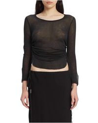 Ann Demeulemeester - Long Sleeve Tops - Lyst