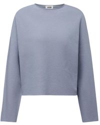 DRYKORN - Truien & Vesten ,Blauw ,Katoen Meami Katoenen Pullover - Lyst