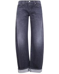 KHAITE - Jeans ,Blauw ,Katoen Karo Wide Leg Jeans - Lyst