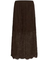 Kaffe - Rokken ,Bruin ,Rokken - Lyst