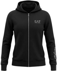 EA7 - Zip-Through Sweatshirt - Lyst