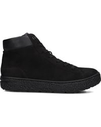 Hartjes - Zwarte Mid Sneakers Voor - Lyst