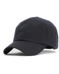 Barbour - Accessoires ,Blauw ,Katoen Waxed Sports Cap - Lyst