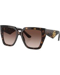 Dolce & Gabbana - Gafas de sol marrón/havana - Lyst