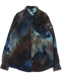 Mauna Kea - Overhemden ,Veelkleurig ,Katoen Fluweel Langarmshirt - Lyst