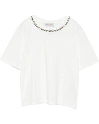 Ermanno Scervino - Tops ,Wit ,Mf 010 Tee - Lyst