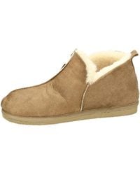 Shepherd - Wildleder Herren Hausschuhe Cognac Farbe - Lyst