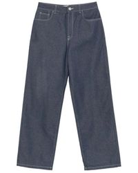 Rohe - Jeans ,Blauw ,Katoen Straight Jeans - Lyst
