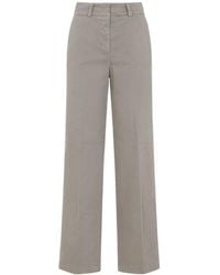 Peserico - Wide Trousers - Lyst