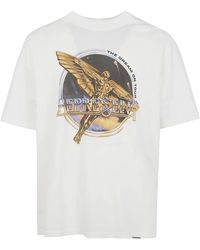 Represent - Tops ,Wit ,Katoen Golden Tour T-Shirt - Lyst