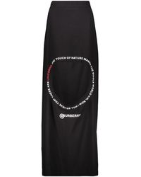 Burberry - Maxi Skirts - Lyst