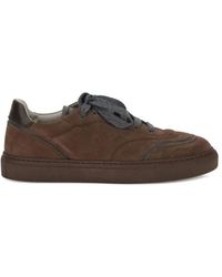 Brunello Cucinelli - Wildleder Sneakers Mit Glänzenden Juwelen - Lyst